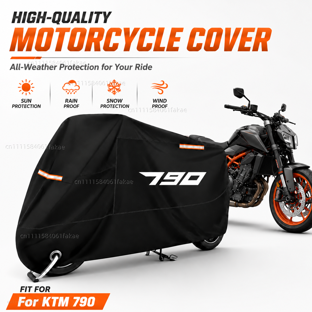 Outdoor Adventure Uva - Motorcycle Cover Waterproof Outdoor All Season