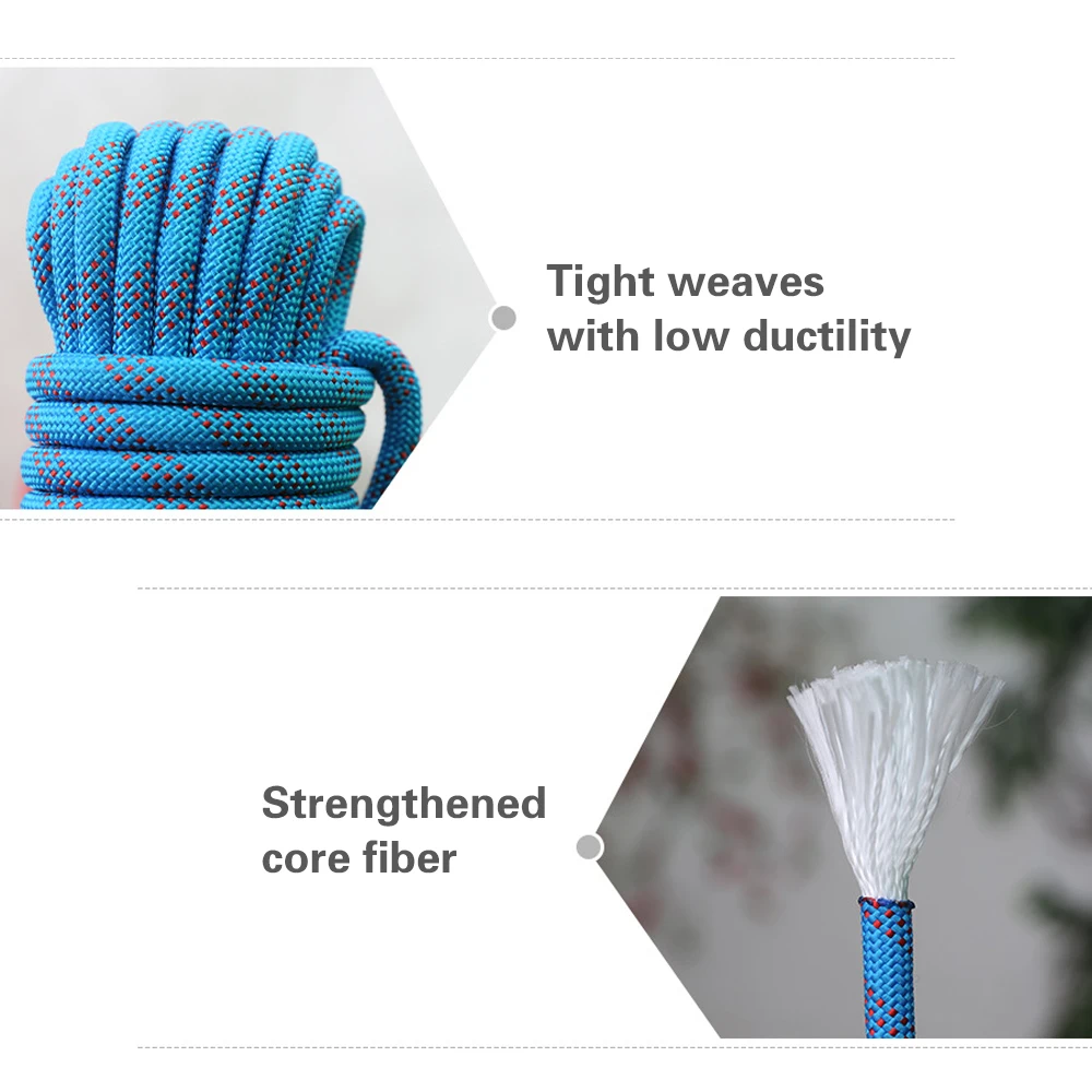 10mm Rock Climbing Rope 10M/20 - Rope Climbing Static ulasan dan harga