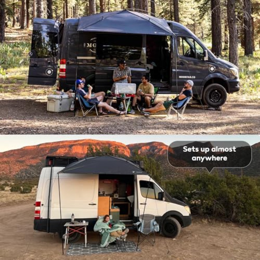 Portable Vehicle Awning for Tr - Outdoor Adventure Vans ulasan dan harga