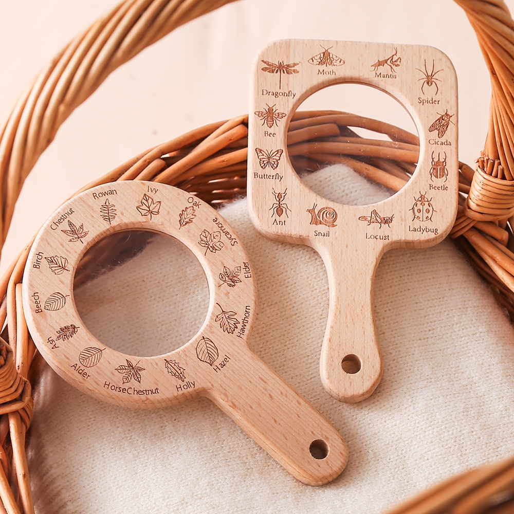 Wooden Magnifying Glass Outdoo - Outdoor Adventure Educator ulasan dan harga