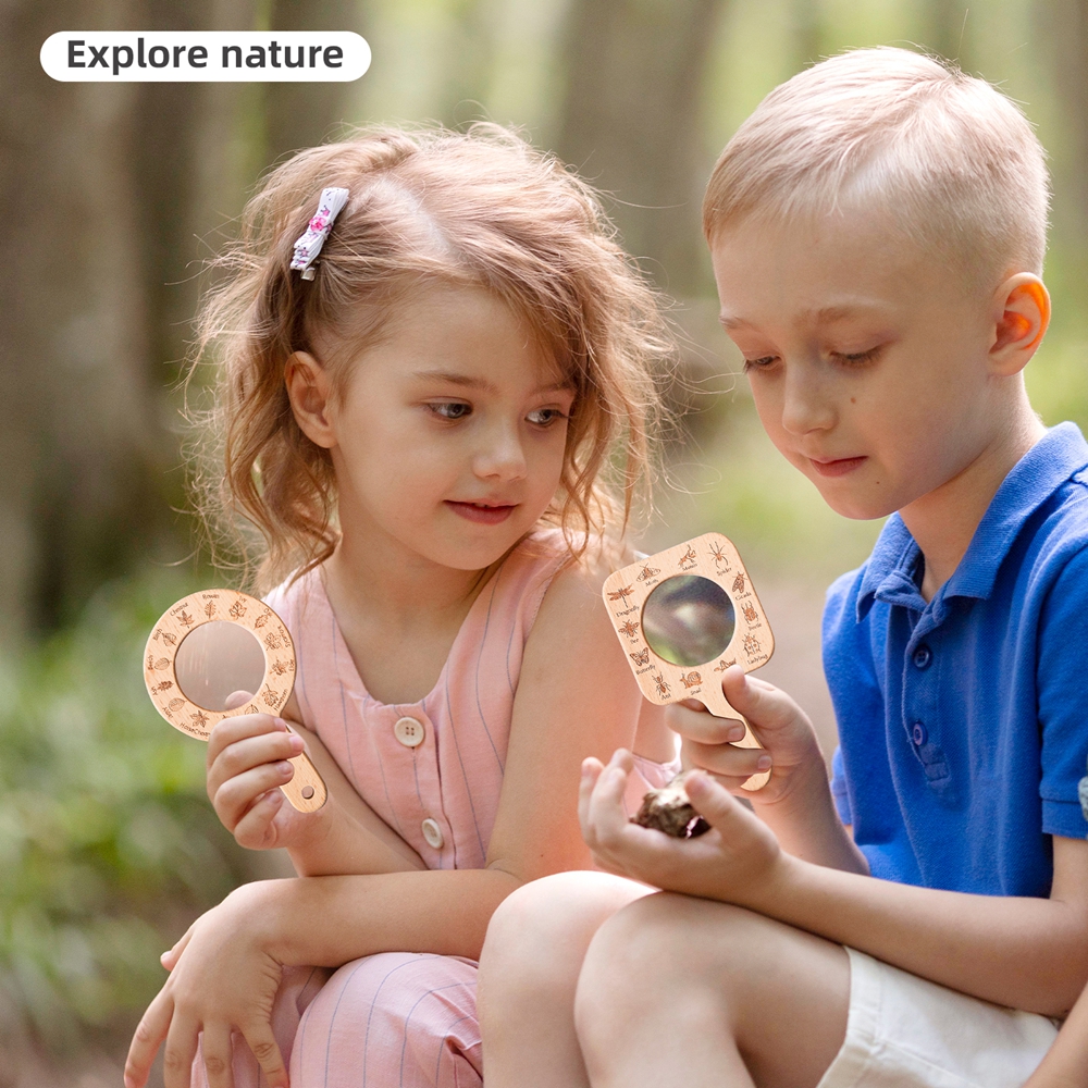 Wooden Magnifying Glass Outdoo - Outdoor Adventure Educator ulasan dan harga
