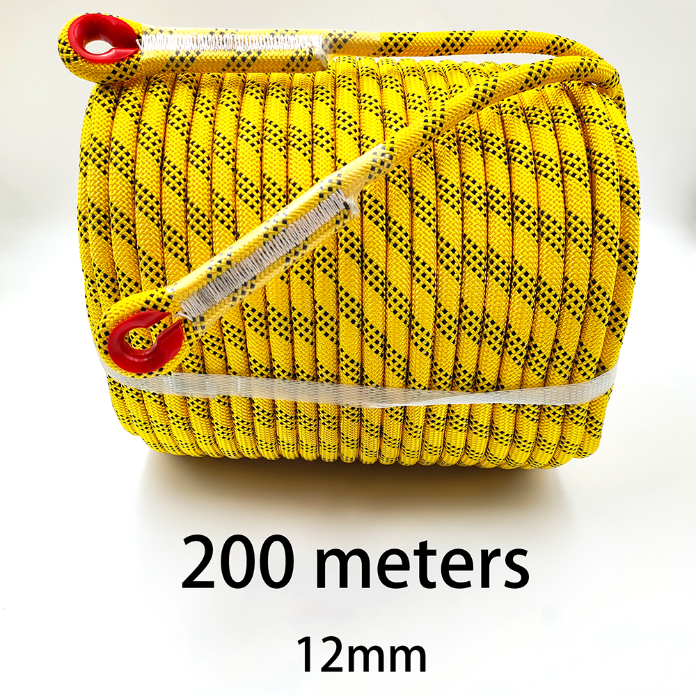 200m 12mm Rock Climbing Rope T - Rope Climbing Static ulasan dan harga