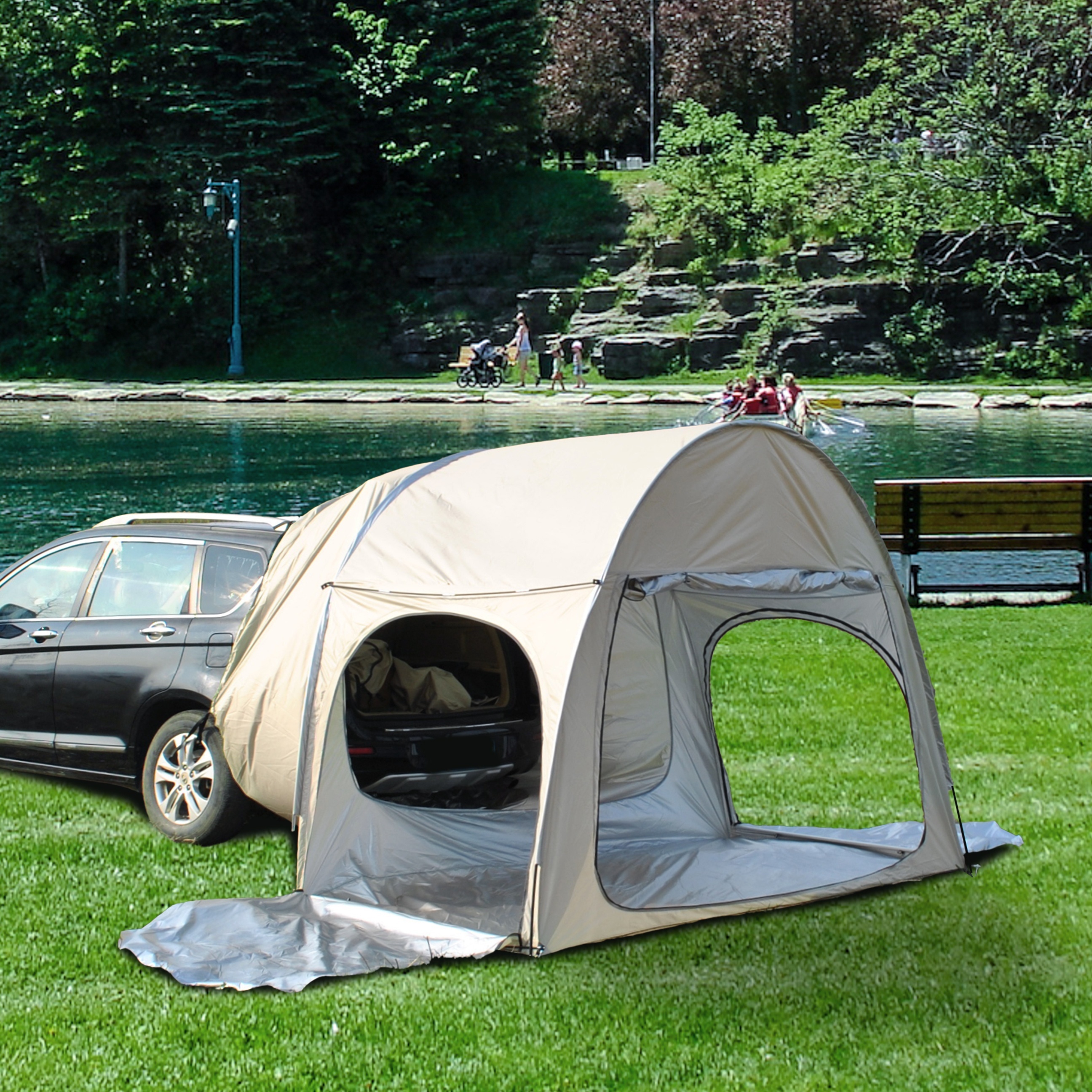 Spacious SUV Camping Tent – 11 - Outdoor Adventure Uva ulasan dan harga