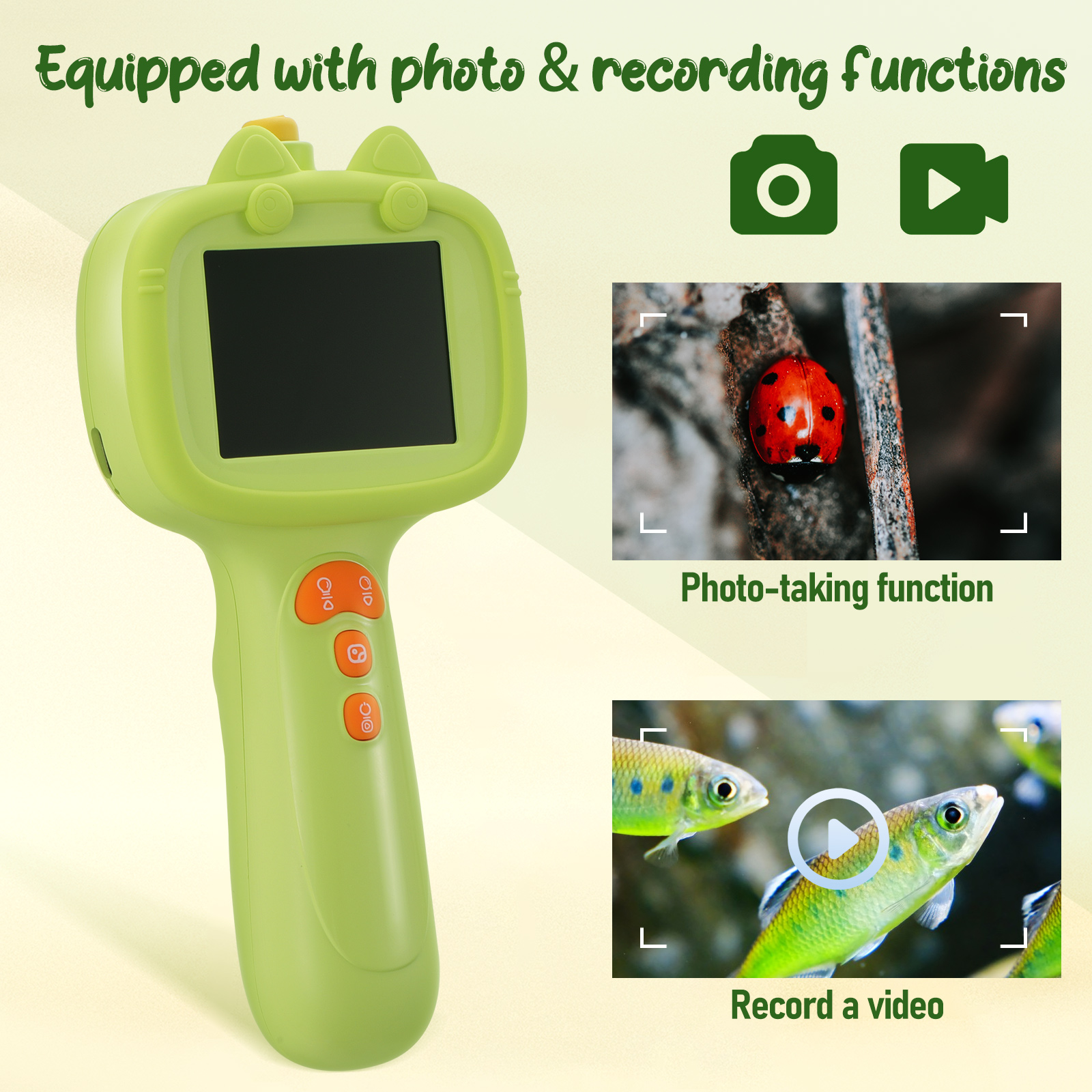 Kids Camera Borescope with Lig - Outdoor Adventure Educator ulasan dan harga