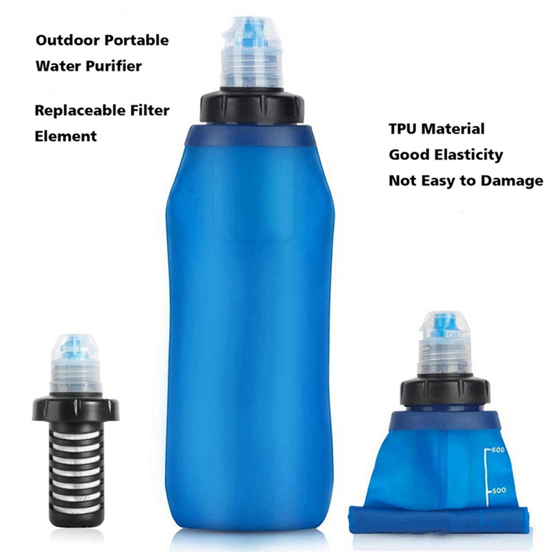 3 Pcs 500Ml Water Filter Bottl - Water Filter Straw ulasan dan harga