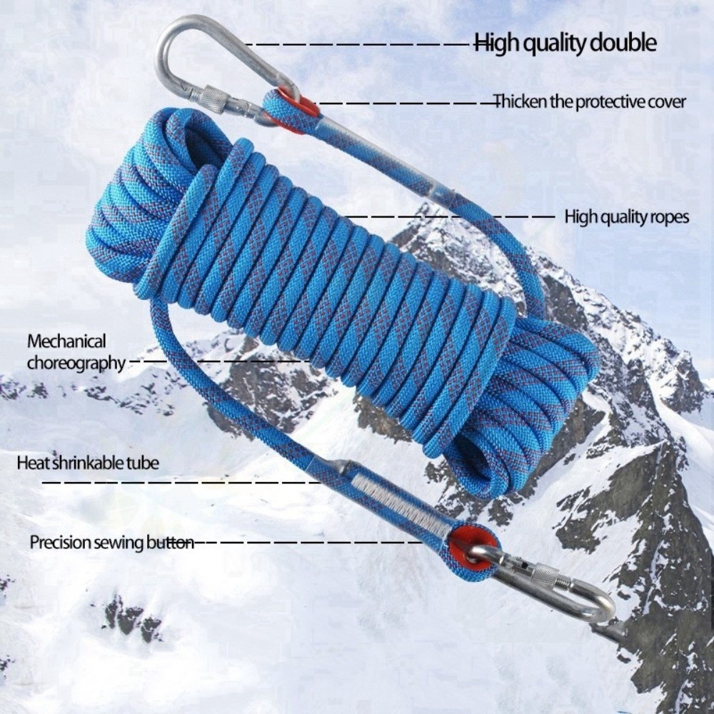 Thickened 10mm Safety Life Rop - Rope Climbing Static ulasan dan harga