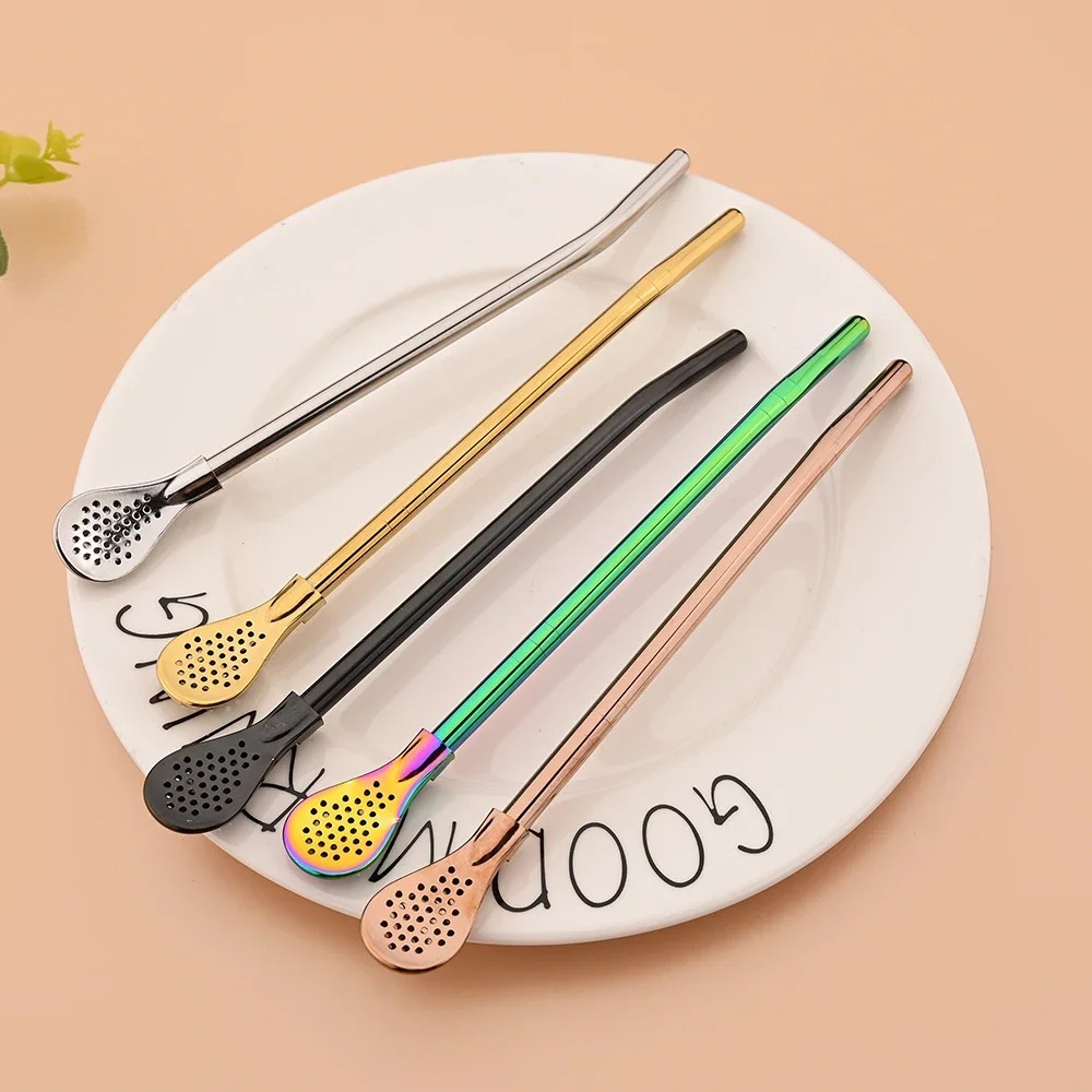 5Pcs/Set Silver Stainless Stee - Water Filter Straw ulasan dan harga