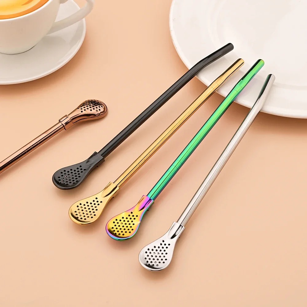 5Pcs/Set Silver Stainless Stee - Water Filter Straw ulasan dan harga