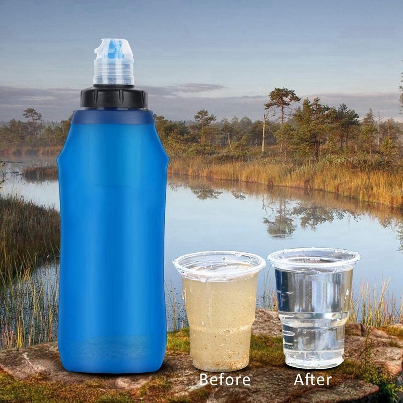 500Ml Water Filter Bottle Wate - Water Filter Straw ulasan dan harga