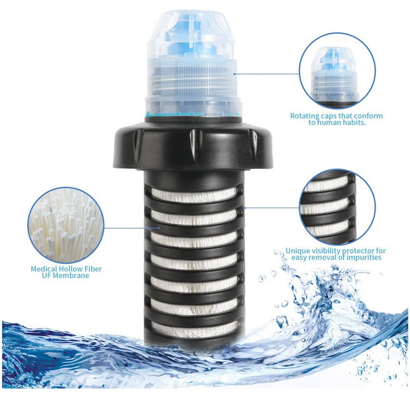 500Ml Water Filter Bottle Wate - Water Filter Straw ulasan dan harga